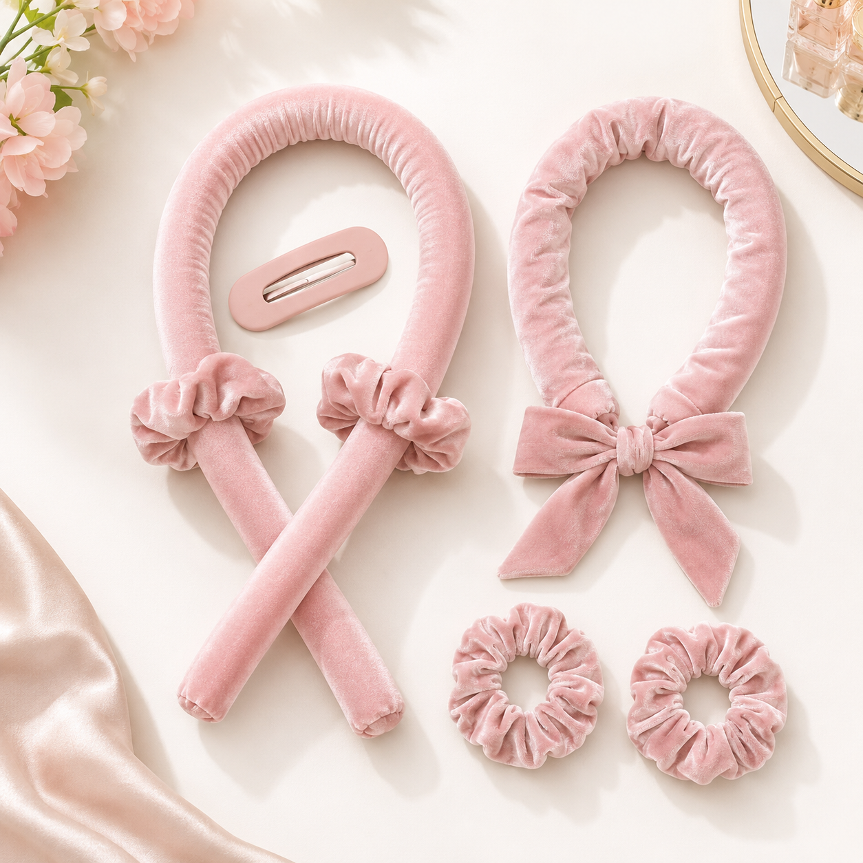 Soft Heatless Hair Curling Band Set